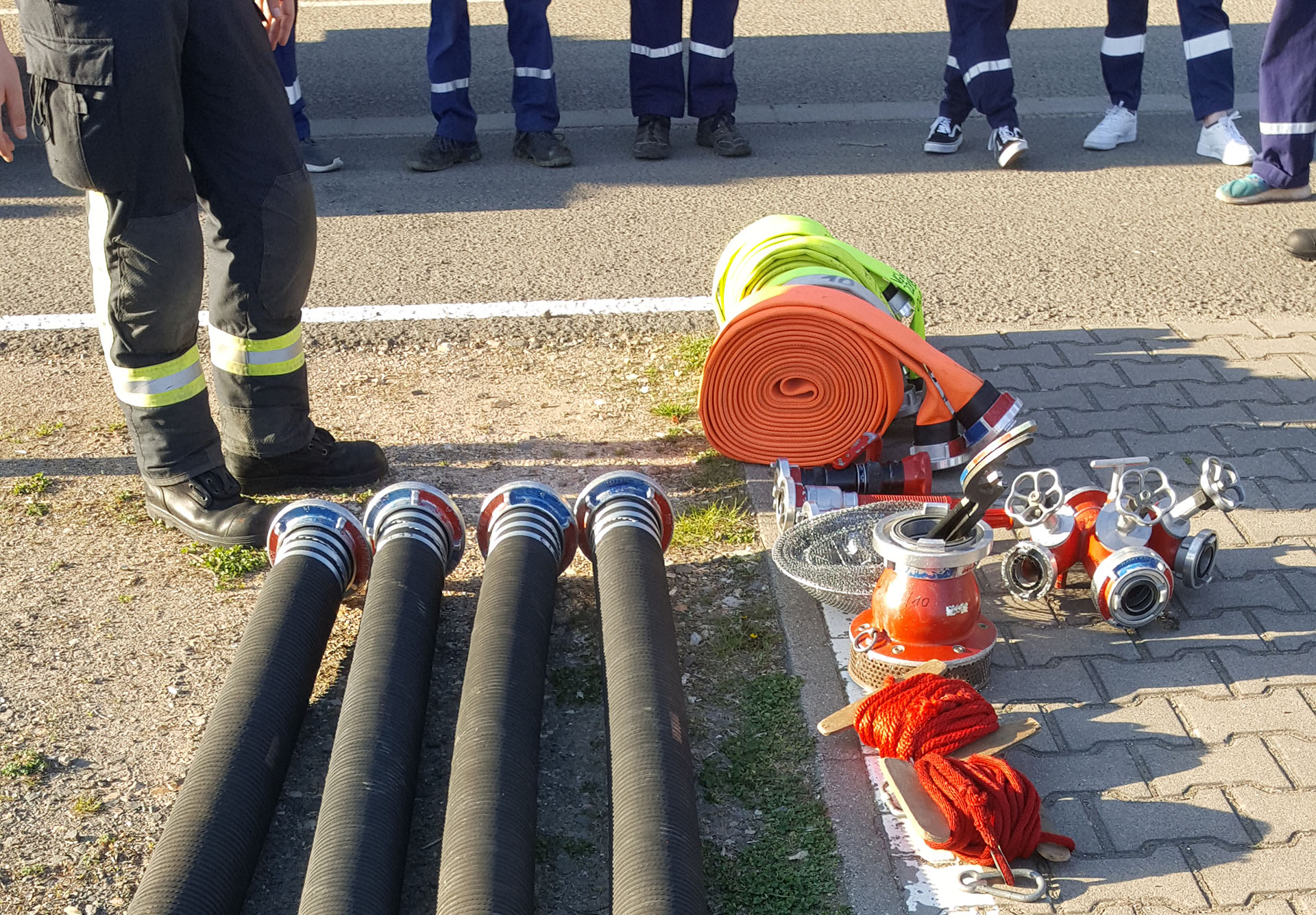 Jugendfeuerwehr Westhofen - Vorbereitung Leistungsspange