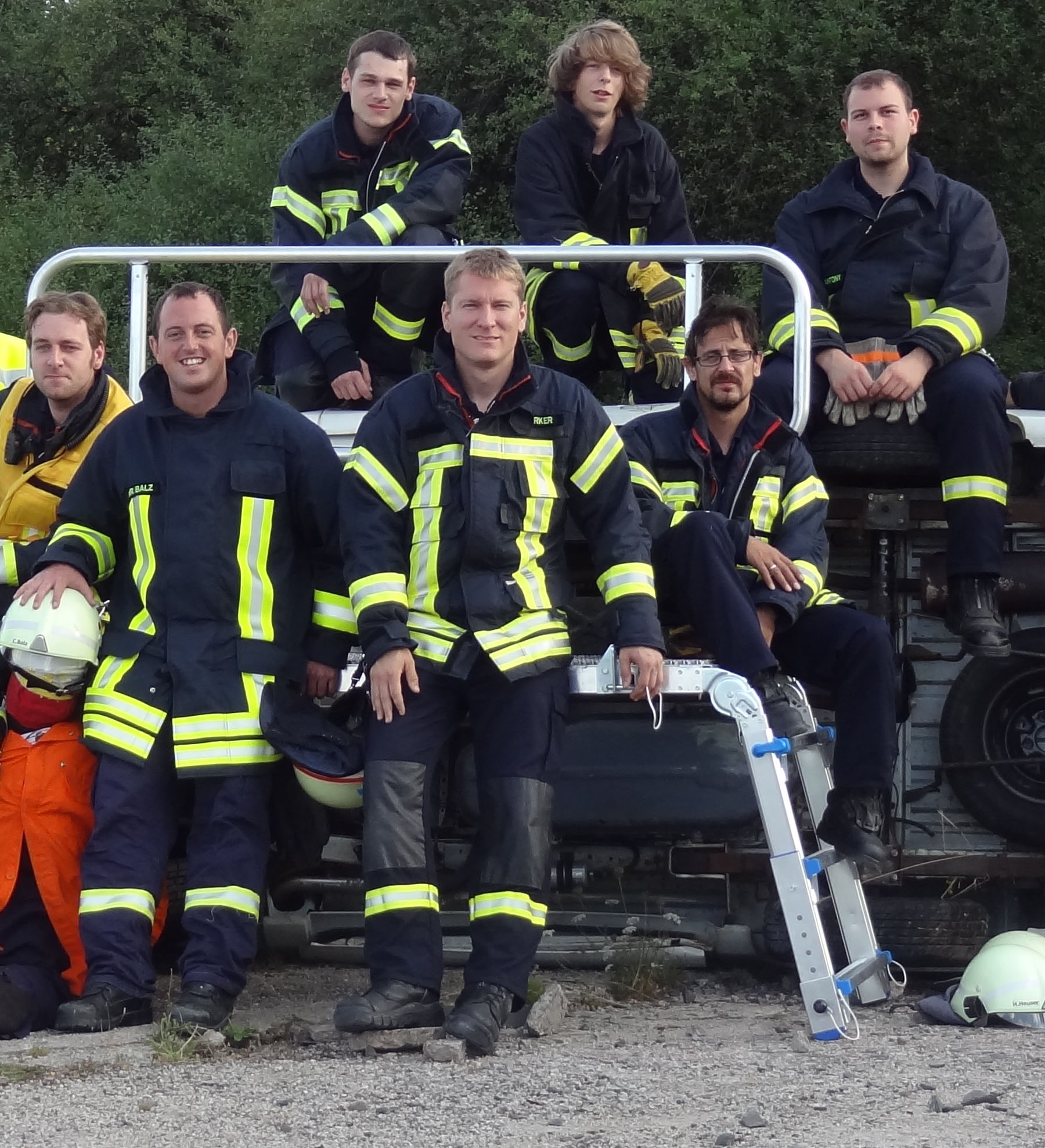 Christopher 2013 bei einer Übung der Feuerwehr Westhofen