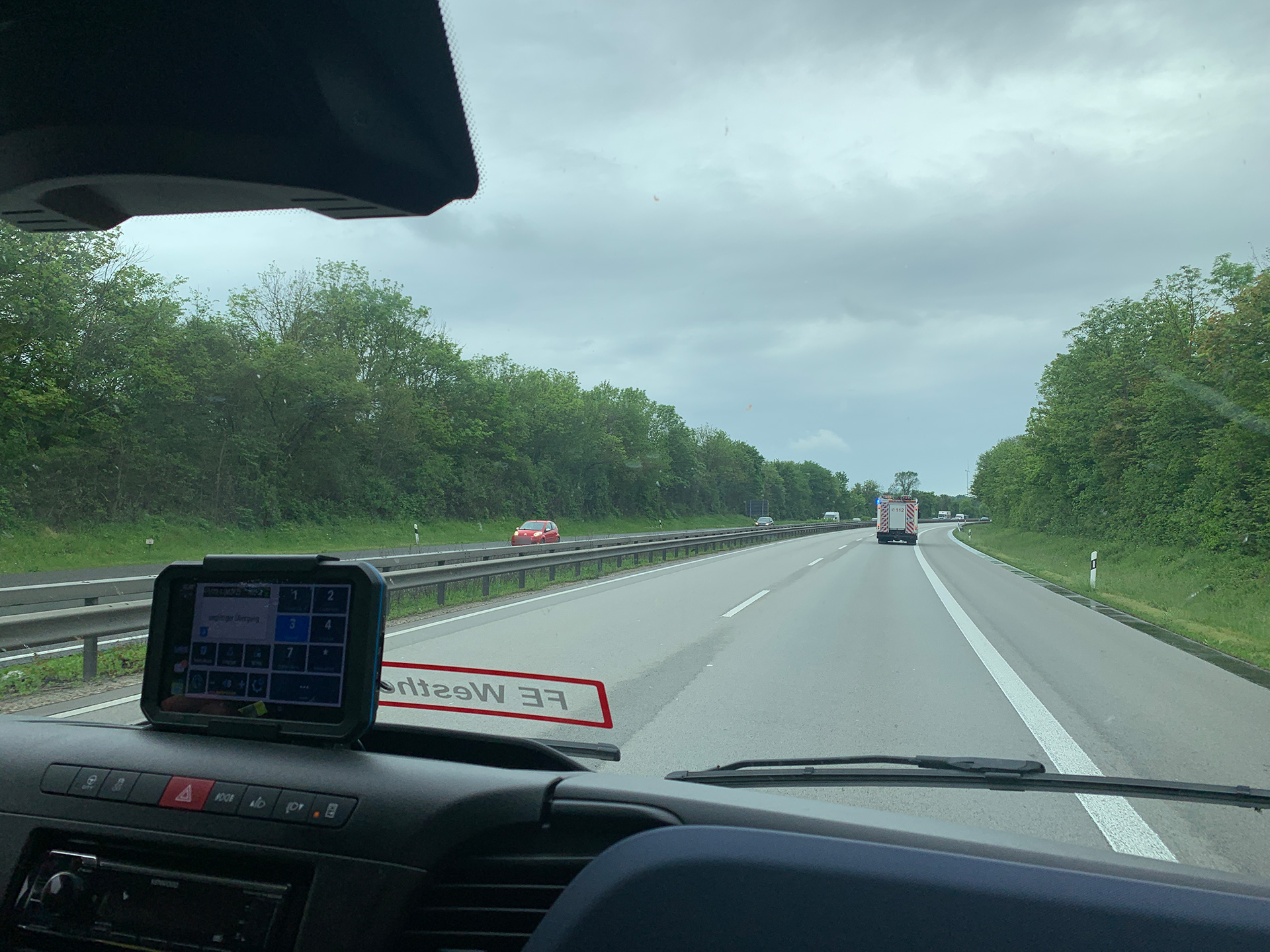 Feuerwehr Westhofen auf A61