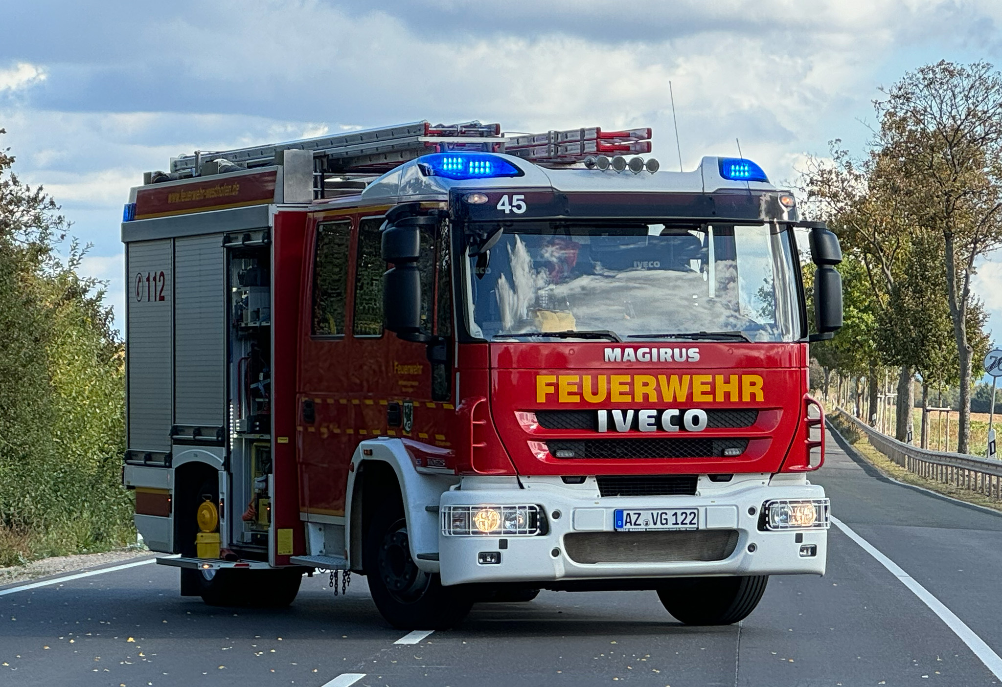 Hilfeleistungslöschfahrzeug Feuerwehr Westhofen